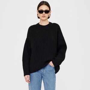 Anine Bing black Sydney sweater Size S